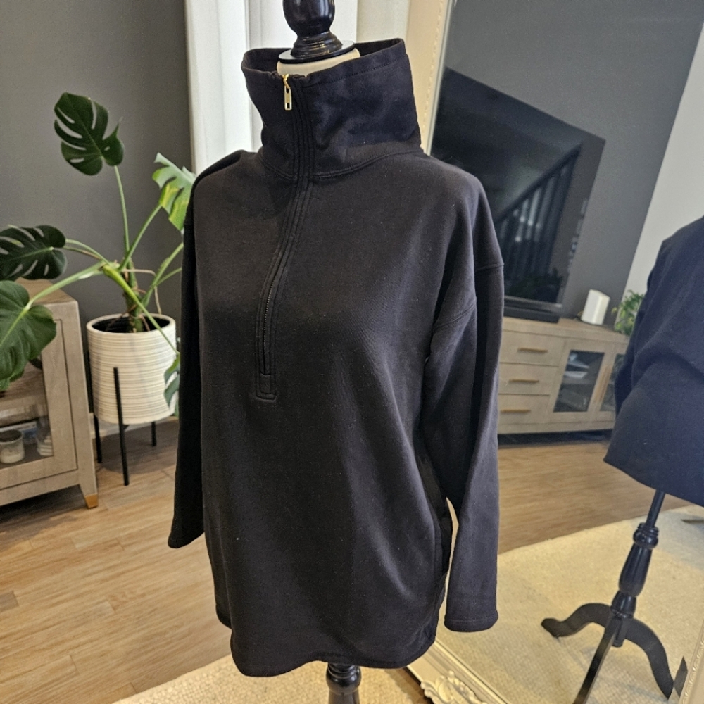 BNWT J CREW half-zip tunic (xxs)